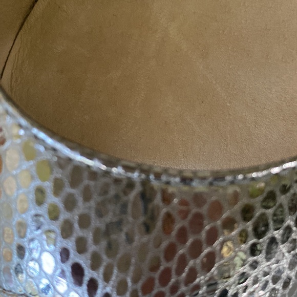 Michael Kors Stacked Wedge Heel Peek-a-Boo Toe Sandals - Picture 14 of 14